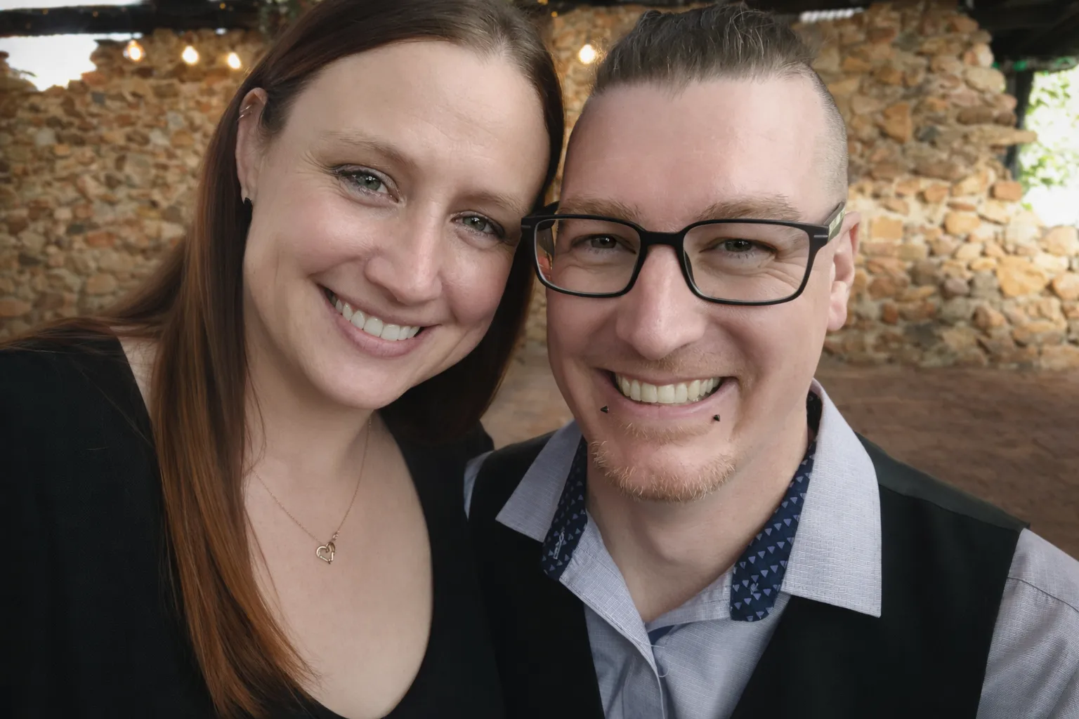Dave and Tammy, founders of Coffin Rock Distillery