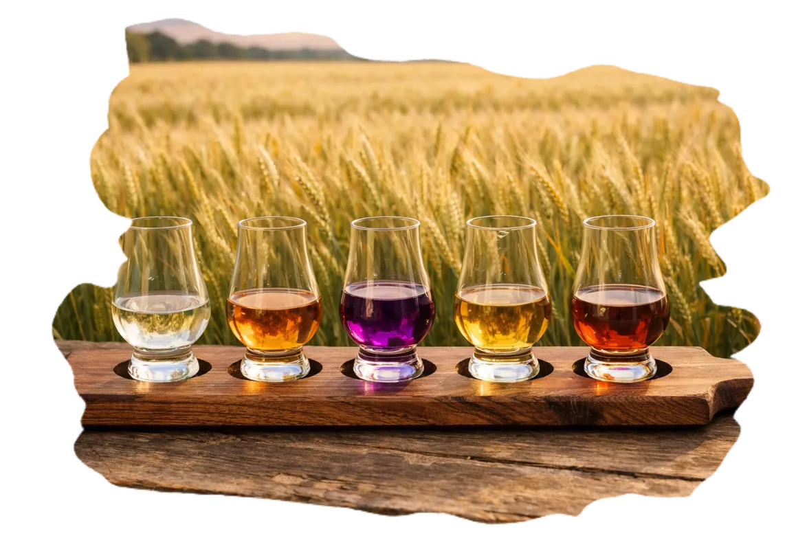 Guided tasting session at Coffin Rock Distillery