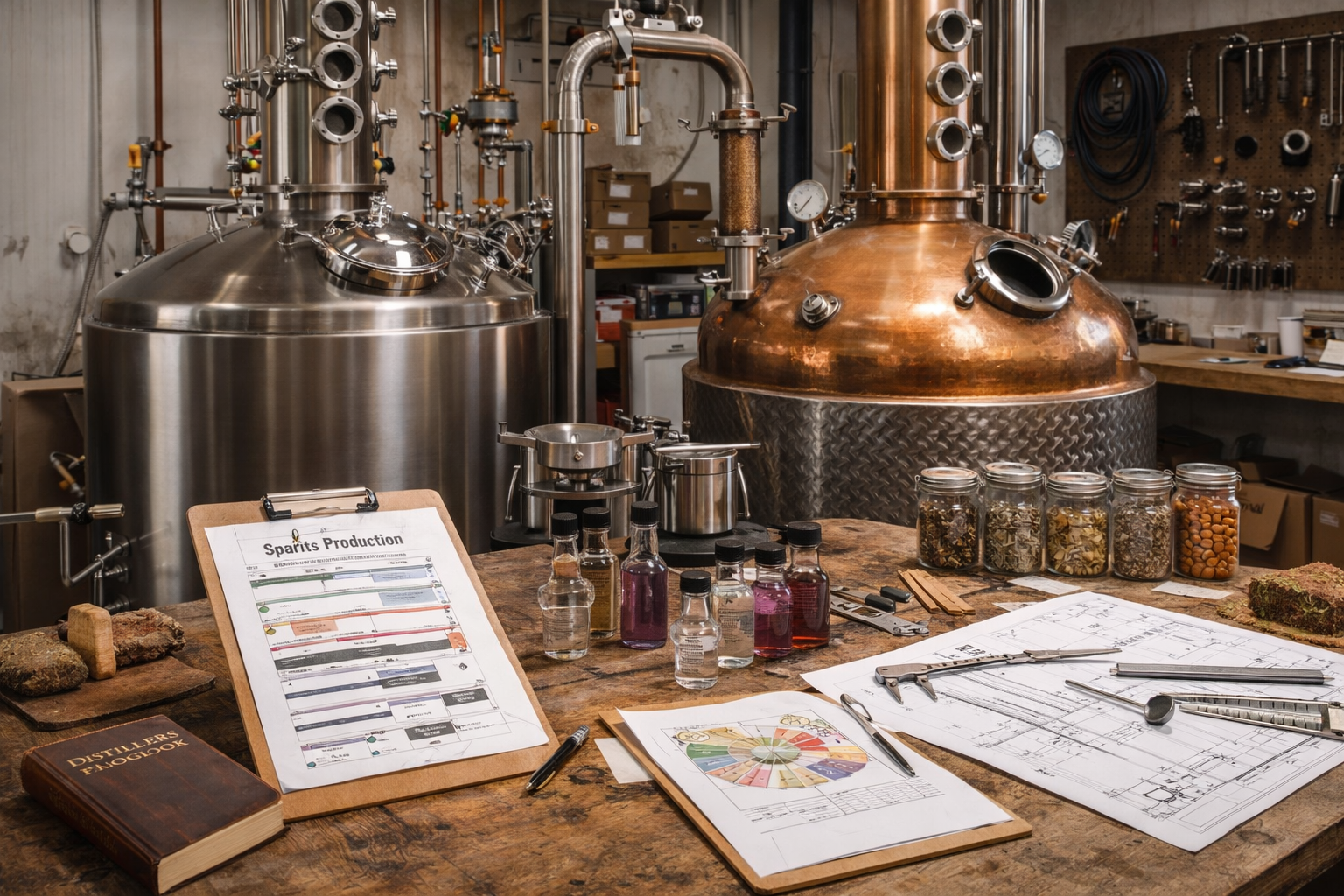 Spirits planning and recipes